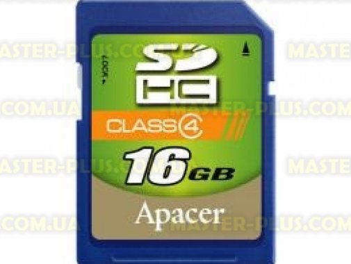 

Карта памяти Apacer 16Gb SDHC class 4 (AP16GSDHC4-R)