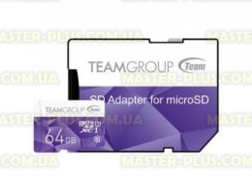 

Карта памяти Team 64GB microSD Class10 UHS-I (TCUSDX64GUHS41)