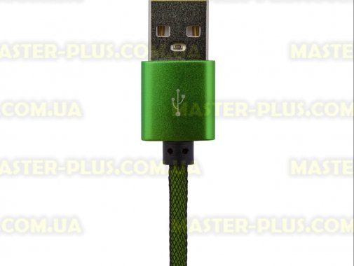 

Дата кабель LogicPower USB 2.0 -> micro USB 1м Gr (метал. плетение) зеленый /Reta (5119)