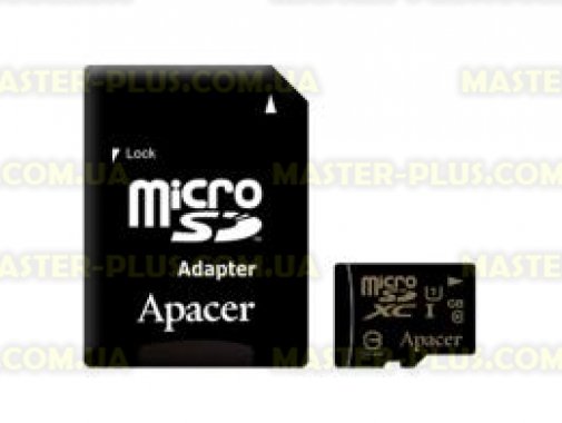 

Карта памяти Apacer 64GB microSDHX UHS-I Class10 w/ 1 Adapter RP (AP64GMCSX10U1-R)