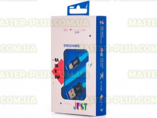 

Дата кабель JUST Rainbow Lightning USB Cable Blue (LGTNG-RNBW-BL)