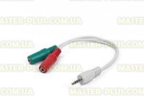 

Переходник Cablexpert Jack 3.5mm папа/2х3.5mm мама (CCA-417W)