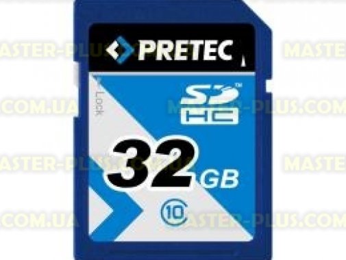 

Карта памяти Pretec 32GB SDHC Class10 USH-I (SHSD032G)