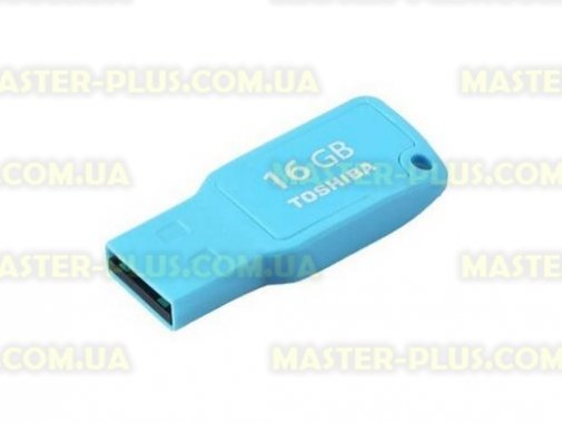 

USB флеш накопитель TOSHIBA 16GB Mikawa Cyan USB 2.0 (THN-U201C0160M4)