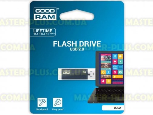 

USB флеш накопитель GOODRAM 16GB UCU2 Cube Graphite USB 2.0 (UCU2-0160E0R11)