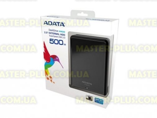 

Внешний жесткий диск 2.5" 500GB ADATA (AHV620-500GU3-CBK)