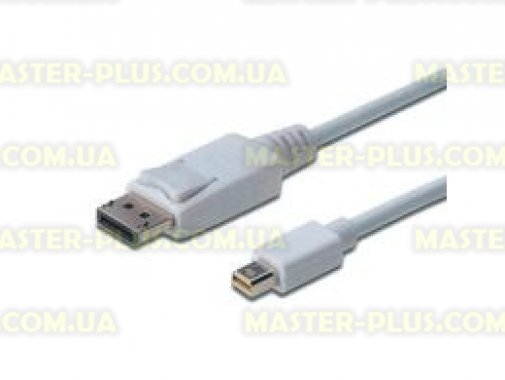 

Кабель мультимедийный miniDisplayPort to DisplayPort 1.0m DIGITUS (AK-340102-010-W)