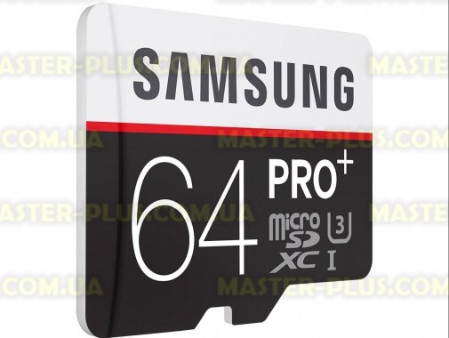 

Карта памяти Samsung 64GB microSDXC class 10 UHS-I U3 (MB-MD64DA/RU)