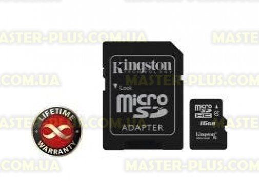 

Карта памяти 16Gb microSDHC class 4 Kingston (SDC4/16GB)