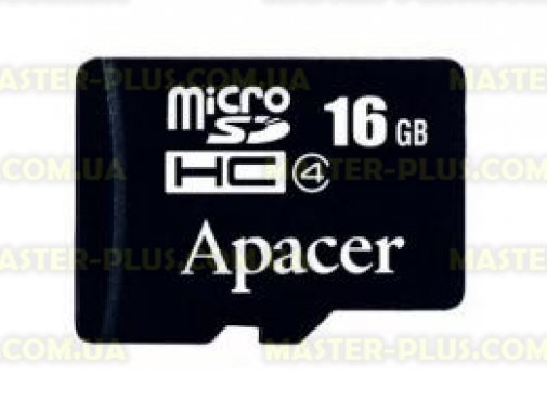 

Карта памяти Apacer microSDHC Class4 16GB w/o Adapter RP (AP16GMCSH4-RA)