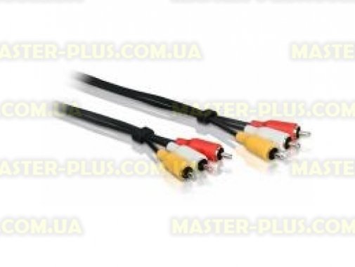 

Кабель мультимедийный 3RCA to 3RCA 1.5m PHILIPS Multimedia (SWV2532W/10)