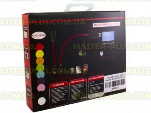 

Кабель мультимедийный MHL to HDMI EXTRADIGITAL (KBU1615)