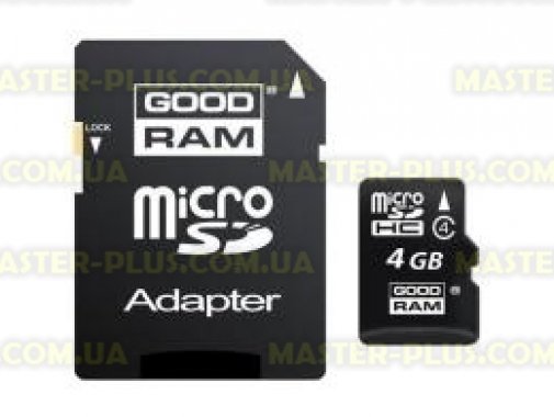 

Карта памяти GOODRAM 4Gb microSDHC class 4 (SDU4GHCAGRR10/SDU4GHCAGRR9)