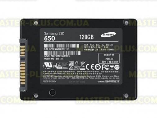 

Накопитель SSD 2.5" 120GB Samsung (MZ-650120Z)