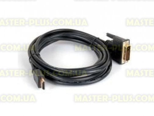 

Кабель мультимедийный HDMI to DVI 24+1pin M, 1.8m GEMIX (Art.GC 1416)