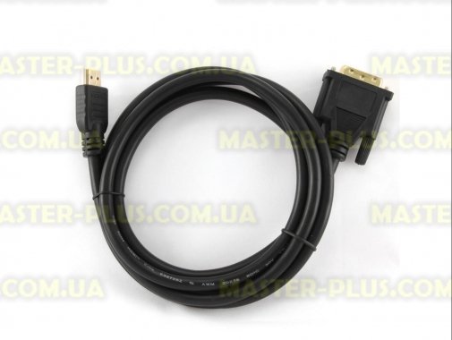 

Кабель мультимедийный HDMI to DVI 18+1pin M, 1.8m Cablexpert (CC-HDMI-DVI-6)