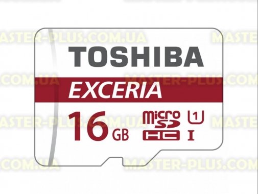 

Карта памяти TOSHIBA 16GB microSDHC class 10 (THN-M302R0160EA)