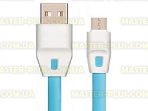 

Дата кабель Drobak USB 2.0 - Micro USB 2А (DR-1624) плоский (Blue) 1,0м (219090)