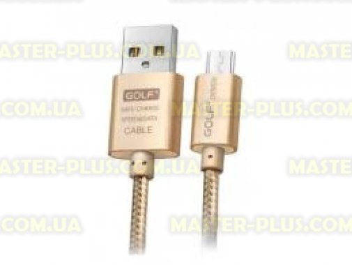 

Дата кабель Golf Metal microUSB Gold (46453 / GC-10)