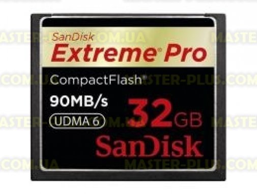 

Карта памяти SANDISK 32Gb Compact Flash eXtreme Pro (SDCFXP-032G-X46/SDCFXPS-032G-X46)