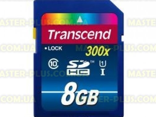 

Карта памяти Transcend 8Gb SDHC UHS-I 300x (TS8GSDU1)