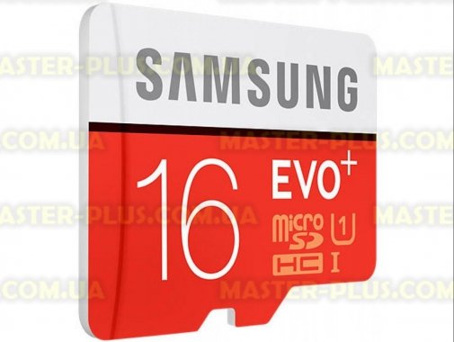 

Карта памяти Samsung 16GB microSD Class 10 UHS-I EVO PLUS (MB-MC16DA/RU)