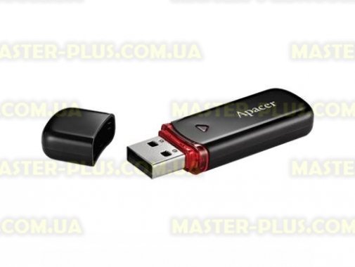 

USB флеш накопитель Apacer 64GB AH333 black USB 2.0 (AP64GAH333B-1)