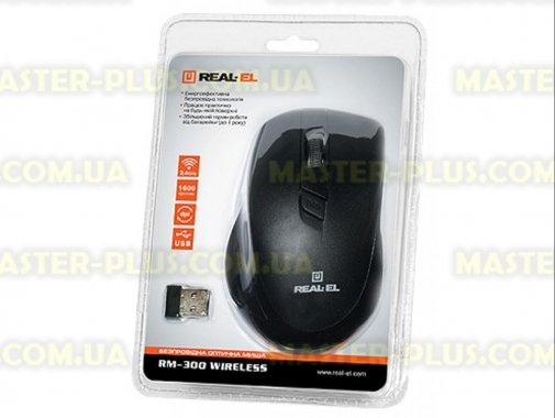 

Мышка REAL-EL RM-300 black-grey