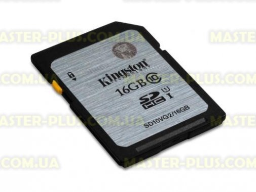 

Карта памяти Kingston 16GB SDHC UHS-I Class10 (SD10VG2/16GB)