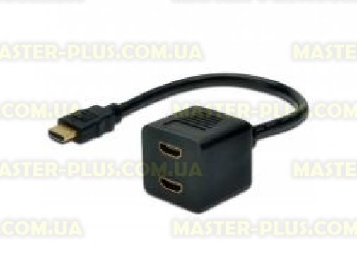 

Кабель мультимедийный HDMI F to 2xHDMI M DIGITUS (AK-330400-002-S)
