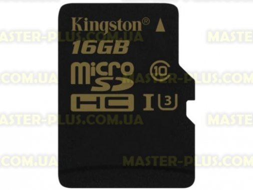 

Карта памяти Kingston 16GB microSDHC class 10 UHS-I U3 4K (SDCG/16GB)