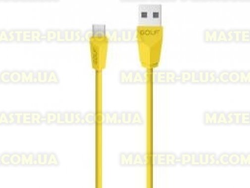 

Дата кабель Golf Diamond microUSB Yellow (49929 / GC-27m)
