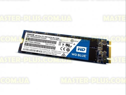 

Накопитель SSD M.2 2280 500GB Western Digital (WDS500G1B0B)