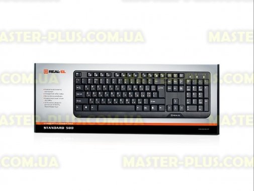 

Клавиатура REAL-EL 500 Standard, USB, black