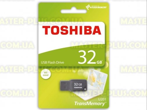 

USB флеш накопитель TOSHIBA 32GB Mikawa Gray USB 2.0 (THN-U201G0320M4)