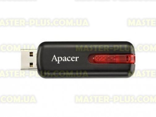 

USB флеш накопитель 64GB AH326 Black RP USB2.0 Apacer (AP64GAH326B-1)