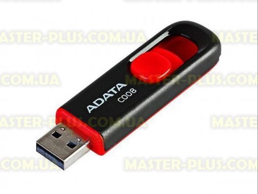 

USB флеш накопитель A-DATA 16Gb C008 Black/Red USB 2.0 (AC008-16G-RKD)