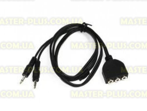 

Кабель мультимедийный удлинитель Jack 3.5mm папа/ 3х3.5mm мама Cablexpert (CC-MIC-1)