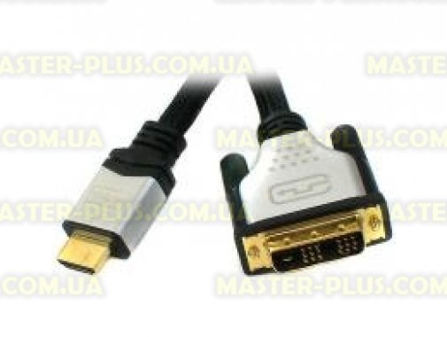 

Кабель мультимедийный HDMI to DVI 18+1pin M, 3.0m Viewcon (VD 103-3m.)