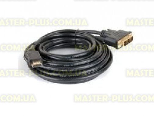 

Кабель мультимедийный HDMI to DVI 18+1pin M, 10.0m GEMIX (Art.GC 1424)