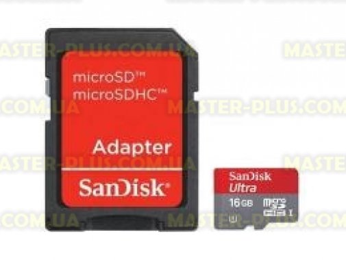 

Карта памяти SANDISK 16Gb microSDHC Ultra UHS-I (SDSDQU-016G-U46A)