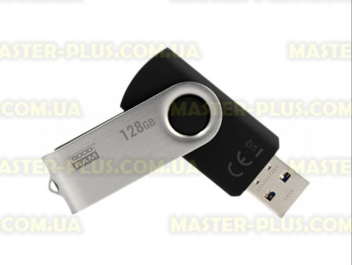 

USB флеш накопитель GOODRAM 128GB UTS3 Twister Black USB 3.0 (UTS3-1280K0R11)
