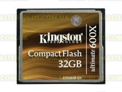 

Карта памяти Kingston 32Gb Compact Flash 600x (CF/32GB-U3)