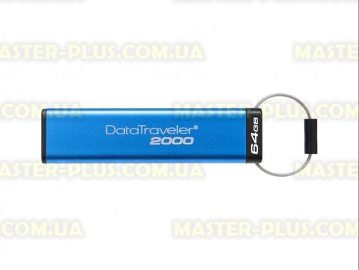 

USB флеш накопитель Kingston 64GB DT 2000 Metal Security USB 3.0 (DT2000/64GB)