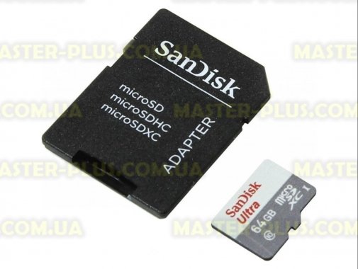 

Карта памяти SANDISK 64GB microSDXC class 10 UHS-I Ultra (SDSQUNB-064G-GN3MA)