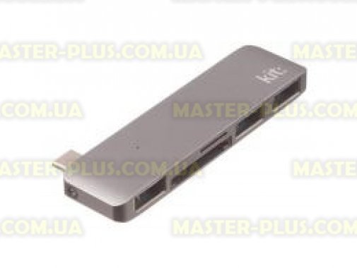 

Переходник Type-C to 3*USB 3.0, SD/microSD reader (Space Grey) Kit (C5IN1GR)