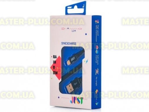 

Дата кабель JUST Rainbow Lightning USB Cable Black (LGTNG-RNBW-BLCK)