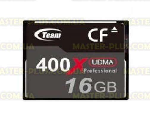 

Карта памяти Team Compact Flash 16GB 400X (TCF16G40001)