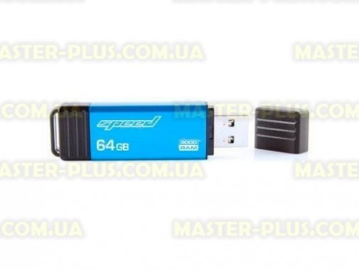 

USB флеш накопитель GOODRAM 64GB SPEED USB 3.0 (PD64GH3GRSPBR9)