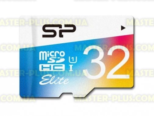 

Карта памяти Silicon Power 32GB microSD class10 UHS-I Elite COLOR (SP032GBSTHBU1V20SP)